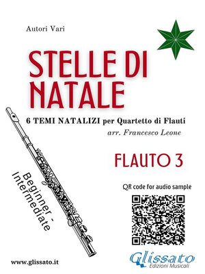 cover image of Stelle di Natale--Quartetto di Flauti (FLAUTO 3)